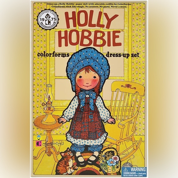 Holly Hobbie 1975 colorforms dress-up set - Picture 1 of 5